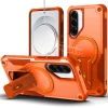 Military Grade HD Armor Magnetic Case with Kickstand for Samsung Galaxy S26 FE - Cosmic Orange