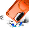 Military Grade HD Armor Magnetic Case with Kickstand for Samsung Galaxy S26 FE - Cosmic Orange