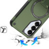 Military Grade HD Armor Magnetic Case with Kickstand for Samsung Galaxy S26 FE - Green