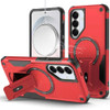 Military Grade HD Armor Magnetic Case with Kickstand for Samsung Galaxy S26 FE - Red
