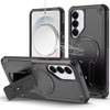 Military Grade HD Armor Magnetic Case with Kickstand for Samsung Galaxy S26 - Black