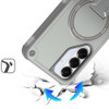 Military Grade HD Armor Magnetic Case with Kickstand for Samsung Galaxy S26 - Grey
