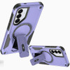 Military Grade HD Armor Magnetic Case with Kickstand for Samsung Galaxy S26 Plus - Purple