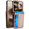Luxury Leather Wallet Case for Motorola Razr Ultra 2026 / 2025 - Rose Gold