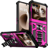 Military Grade Tough Ultra Rugged Hybrid Case for Motorola Razr 2026 / 2025 / 2024 - Hot Pink