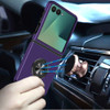 360 Rotating Ring Grip Hybrid Case for Samsung Galaxy Z Flip 7 - Purple