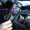Military Grade Shockproof Hybrid Armor Case with Ring Grip for Samsung Galaxy Z Flip 7 - Black