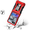Military Grade Shockproof Hybrid Armor Case with Ring Grip for Samsung Galaxy Z Flip 7 - Red