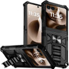 Military Grade Tough Ultra Rugged Hybrid Case for Samsung Galaxy Z Flip 7 - Black