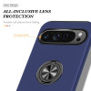 360 Rotating Ring Grip Hybrid Case for Google Pixel 11 Pro XL - Blue