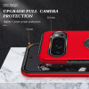 360 Rotating Ring Grip Hybrid Case for Google Pixel 11 Pro XL - Red