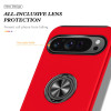 360 Rotating Ring Grip Hybrid Case for Google Pixel 11 Pro XL - Red