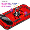 Military Grade Hybrid Case with Ring Grip for Google Pixel 11 Pro XL - Red