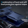 Combat Tough Series Hybrid Case with Camera Lens Cover for Google Pixel 11 Pro XL - Blue