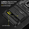 Military Grade Ring Holder Case with Camera Lens Cover for Google Pixel 11 Pro XL - Black