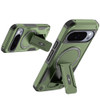 Military Grade HD Armor Magnetic Case with Kickstand for Google Pixel 11 Pro XL - Green