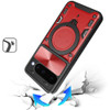 Superior Series Hybrid Case with Magnetic Ring Stand and Camera Lens Cover for Google Pixel 11 Pro XL - Red