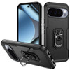 Military Grade TUFF Shockproof Hybrid Armor Case with Ring Grip for Google Pixel 11 Pro XL - Black