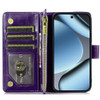 Leather Wallet Case with Zipper Pocket for Google Pixel 11 Pro XL - Purple