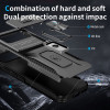 Combat Tough Series Ring Holder Case with Camera Lens Cover for Google Pixel 11 / Pixel 11 Pro - Black