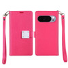 Extra Series Essential Leather Wallet Stand Case for Google Pixel 11 / Pixel 11 Pro - Hot Pink