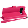 Extra Series Essential Leather Wallet Stand Case for Google Pixel 11 / Pixel 11 Pro - Hot Pink