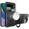 Superior Series Hybrid Case with Magnetic Ring Stand and Camera Lens Cover for Google Pixel 11 / Pixel 11 Pro - Black
