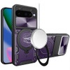 Superior Series Hybrid Case with Magnetic Ring Stand and Camera Lens Cover for Google Pixel 11 / Pixel 11 Pro - Purple