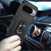 Military Grade TUFF Shockproof Hybrid Armor Case with Ring Grip for Google Pixel 11 / Pixel 11 Pro - Black