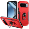 Military Grade TUFF Shockproof Hybrid Armor Case with Ring Grip for Google Pixel 11 / Pixel 11 Pro - Red