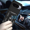 Military Grade Hybrid Case with Ring Grip and Camera Lens Protector for Google Pixel 11 / Pixel 11 Pro - Black