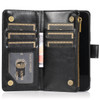 Leather Wallet Case with Zipper Pocket for Google Pixel 11 / Pixel 11 Pro - Black