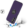 360 Rotating Ring Grip Hybrid Case for Samsung Galaxy A27 5G - Dark Purple