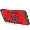 Military Grade Robust Series Dual Layer Hybrid Case with Ring Grip for Samsung Galaxy A27 5G - Red