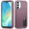 Military Grade TUFF Hybrid Armor Case with Kickstand for Samsung Galaxy A27 5G - Burgundy