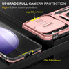 Military Grade Ring Holder Case with Camera Lens Cover for Samsung Galaxy A27 5G - Rose Gold