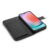 Extra Series Essential Leather Wallet Stand Case for Samsung Galaxy A27 5G - Black