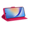 Extra Series Essential Leather Wallet Stand Case for Samsung Galaxy A27 5G - Hot Pink
