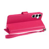 Extra Series Essential Leather Wallet Stand Case for Samsung Galaxy A27 5G - Hot Pink