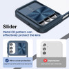 HD Transparent Case with Camera Privacy Cover for Samsung Galaxy A27 5G - Blue