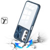 HD Transparent Case with Camera Privacy Cover for Samsung Galaxy A27 5G - Blue