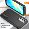 Military Grade TUFF Hybrid Armor Case with Kickstand for Samsung Galaxy A27 5G - Black