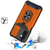 Military Grade All-In-One Ring Stand Card Case for Samsung Galaxy A27 5G - Cosmic Orange