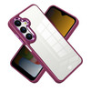 Optical Grade Acrylic Transparent Case for Samsung Galaxy A27 5G - Burgundy