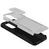 Combat Tough Series Hybrid Case with Camera Lens Cover for Samsung Galaxy A27 5G - Silver