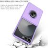 Slim Protective Cover with Ring Grip for Samsung Galaxy Z Flip 8 - Purple