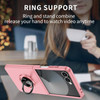 Slim Protective Cover with Ring Grip for Samsung Galaxy Z Flip 8 - Pink