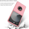 Slim Protective Cover with Ring Grip for Samsung Galaxy Z Flip 8 - Pink