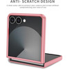 Slim Protective Cover with Ring Grip for Samsung Galaxy Z Flip 8 - Pink