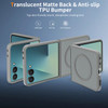 Shade Series Hybrid Case with Magnetic Ring for Samsung Galaxy Z Flip 8 - Grey